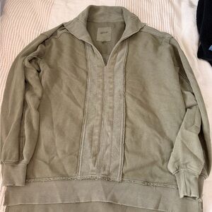 Aerie Olive Green Knit Top